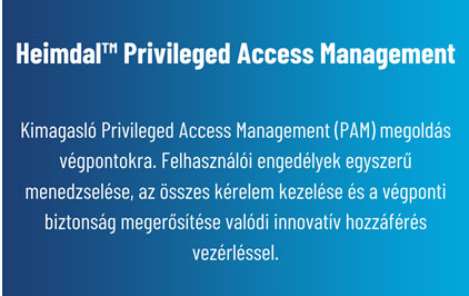 accesman Megkezdük a Heimdal™ Security vírusvédelmi rendszereinek forgalmazását