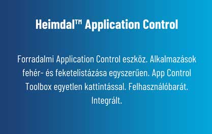 appli Megkezdük a Heimdal™ Security vírusvédelmi rendszereinek forgalmazását
